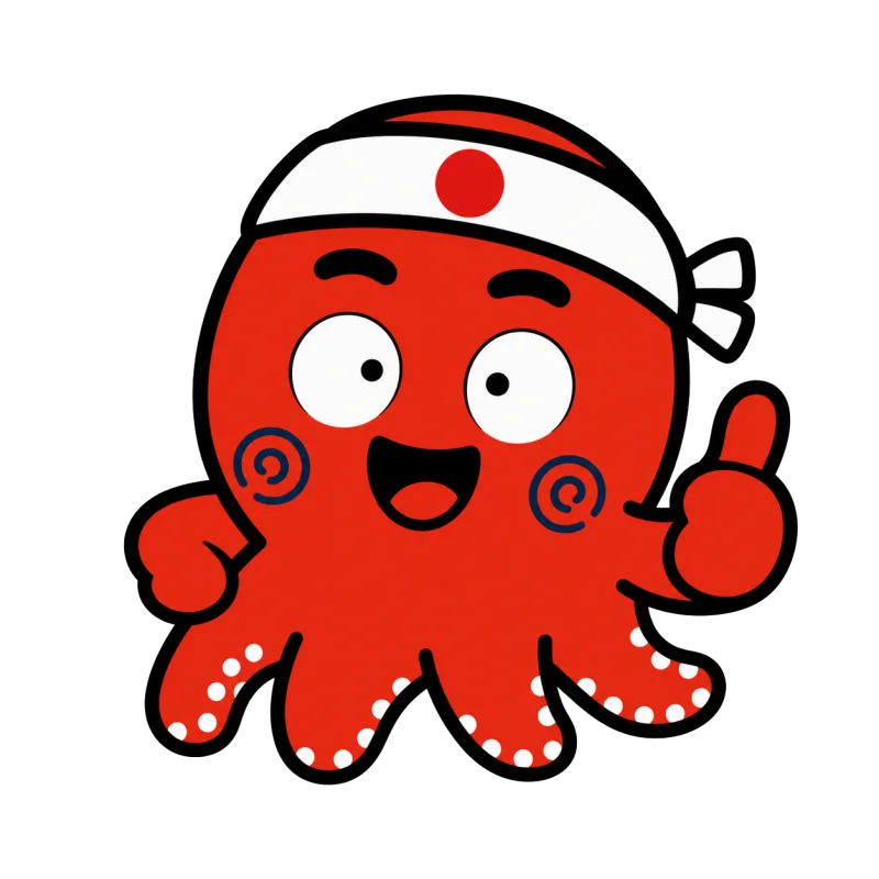 Tako-sensei cheering you on